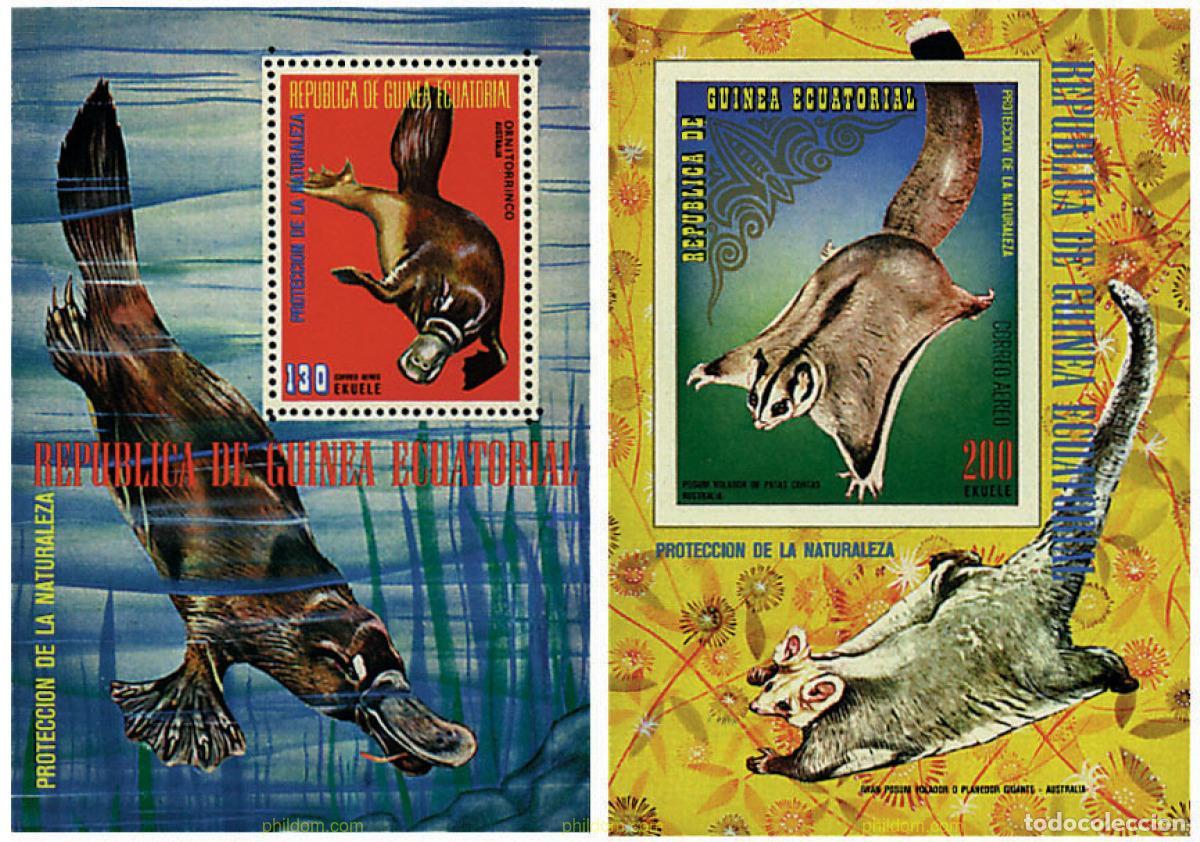 Sellos: 70901 MNH GUINEA ECUATORIAL 1974 FAUNA AUSTRALIANA