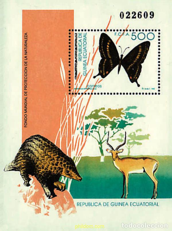 Sellos: 76297 MNH GUINEA ECUATORIAL 1992 NATURALEZA