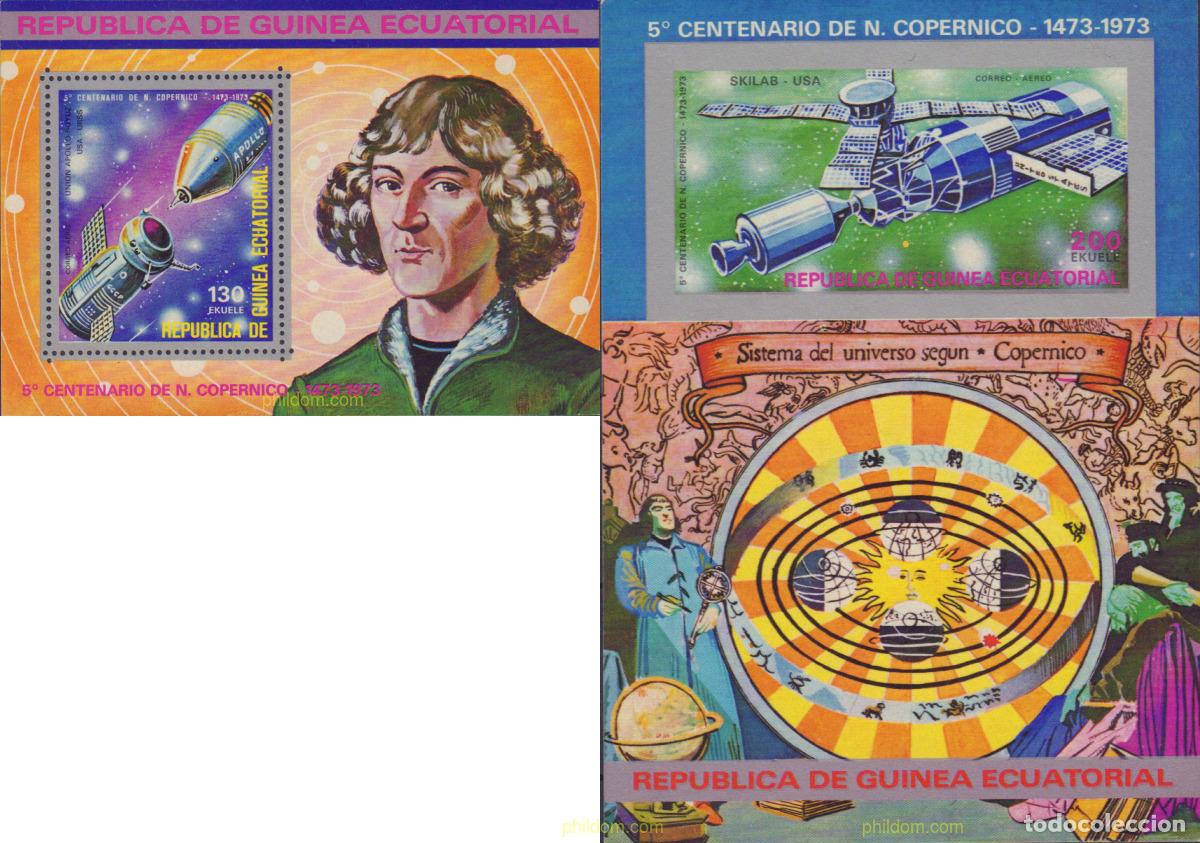 Sellos: 41668 MNH GUINEA ECUATORIAL 1974 500 ANIVERSARIO DE COPERNICO