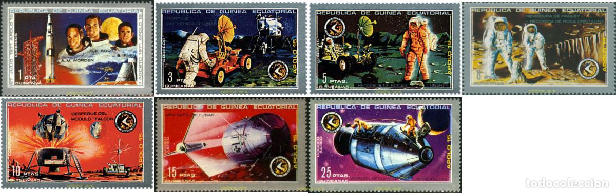 Sellos: 41631 MNH GUINEA ECUATORIAL 1972 APOLLO XV