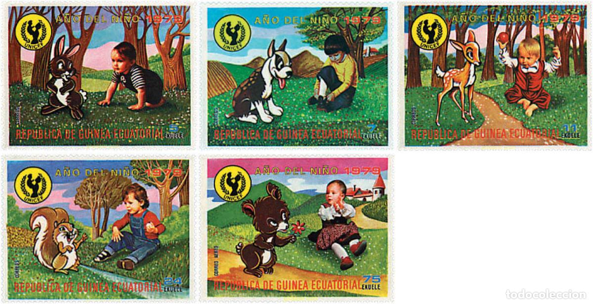 Sellos: 49387 MNH GUINEA ECUATORIAL 1979 A&Ntilde;O INTERNACIONAL DEL NI&Ntilde;O