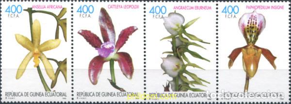 Sellos: 5008 MNH GUINEA ECUATORIAL 1999 ORQUIDEAS