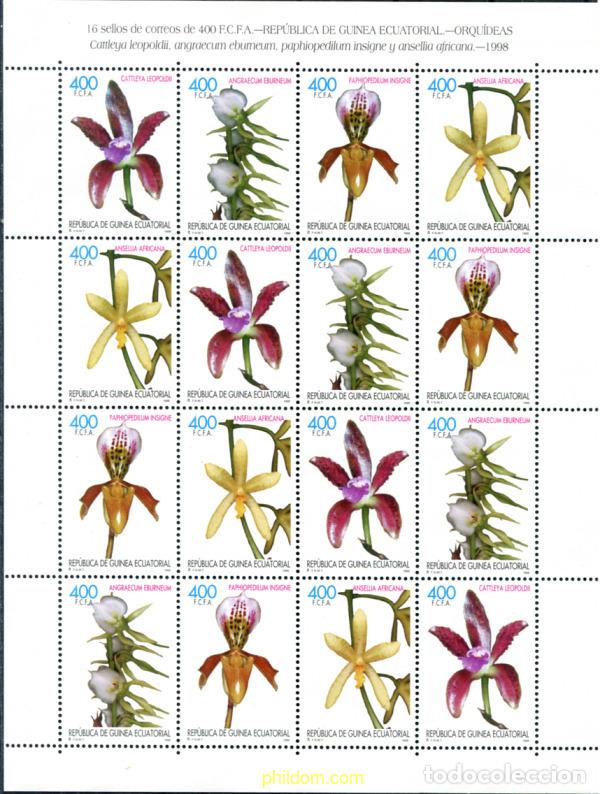 Sellos: 324040 MNH GUINEA ECUATORIAL 1999 ORQUIDEAS