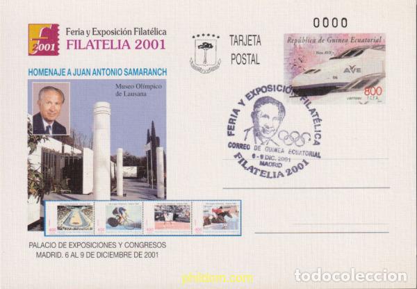 Sellos: 618964 MNH GUINEA ECUATORIAL 2000 LOCOMOTORAS
