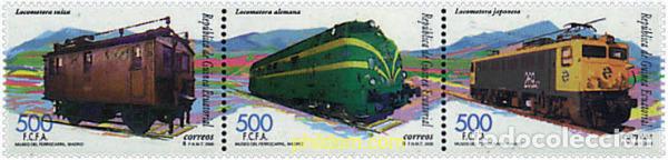 Sellos: 5479 MNH GUINEA ECUATORIAL 2000 LOCOMOTORAS