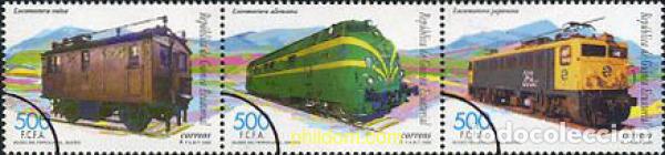 Sellos: 208666 MNH GUINEA ECUATORIAL 2000 LOCOMOTORAS