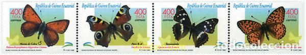 Sellos: 5478 MNH GUINEA ECUATORIAL 2000 MARIPOSAS