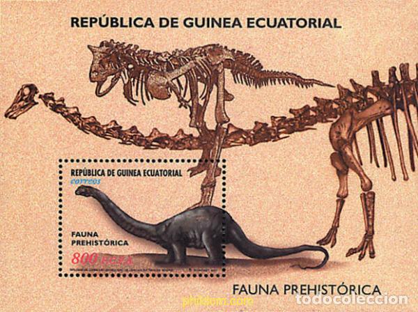 Sellos: 105692 MNH GUINEA ECUATORIAL 2001 FAUNA PREHISTORICA