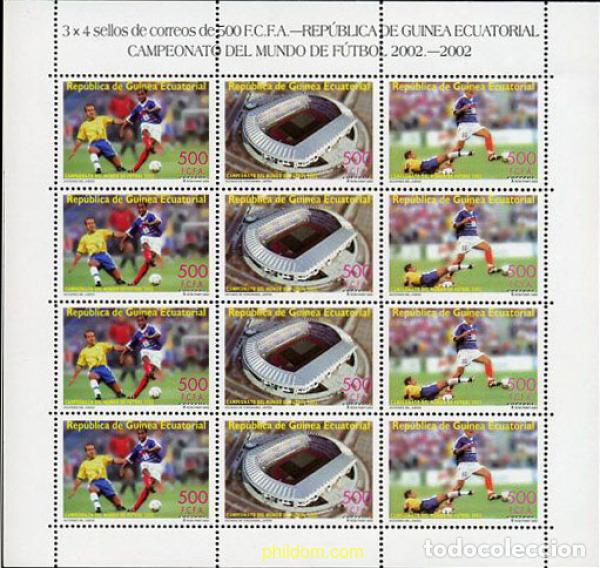 Sellos: 144053 MNH GUINEA ECUATORIAL 2003 COPA DEL MUNDO DE FUTBOL. COREA DEL SUR Y JAPON-02