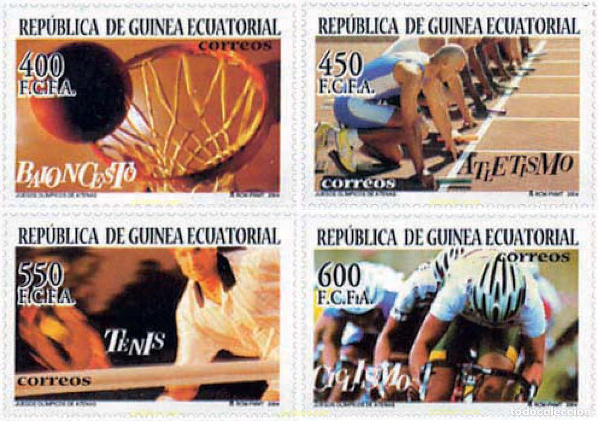 Sellos: 144057 MNH GUINEA ECUATORIAL 2004 28 JUEGOS OLIMPICOS DE VERANO ATENAS 2004