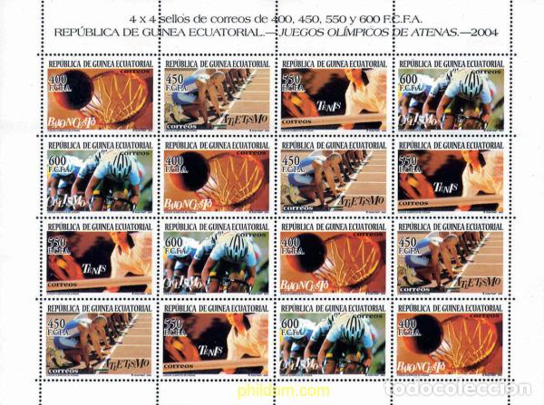 Sellos: 144059 MNH GUINEA ECUATORIAL 2004 28 JUEGOS OLIMPICOS DE VERANO ATENAS 2004