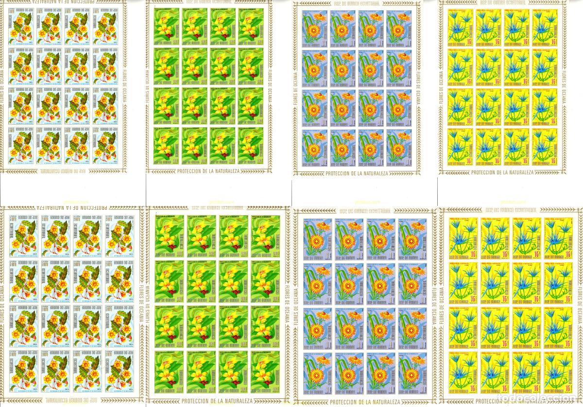 Sellos: 780981 MNH GUINEA ECUATORIAL 1976 FLORES DE OCEANIA Y AMERICA DEL SUR
