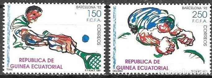 Sellos: SELLOS** R.GUINEA 1992, 266/ 67