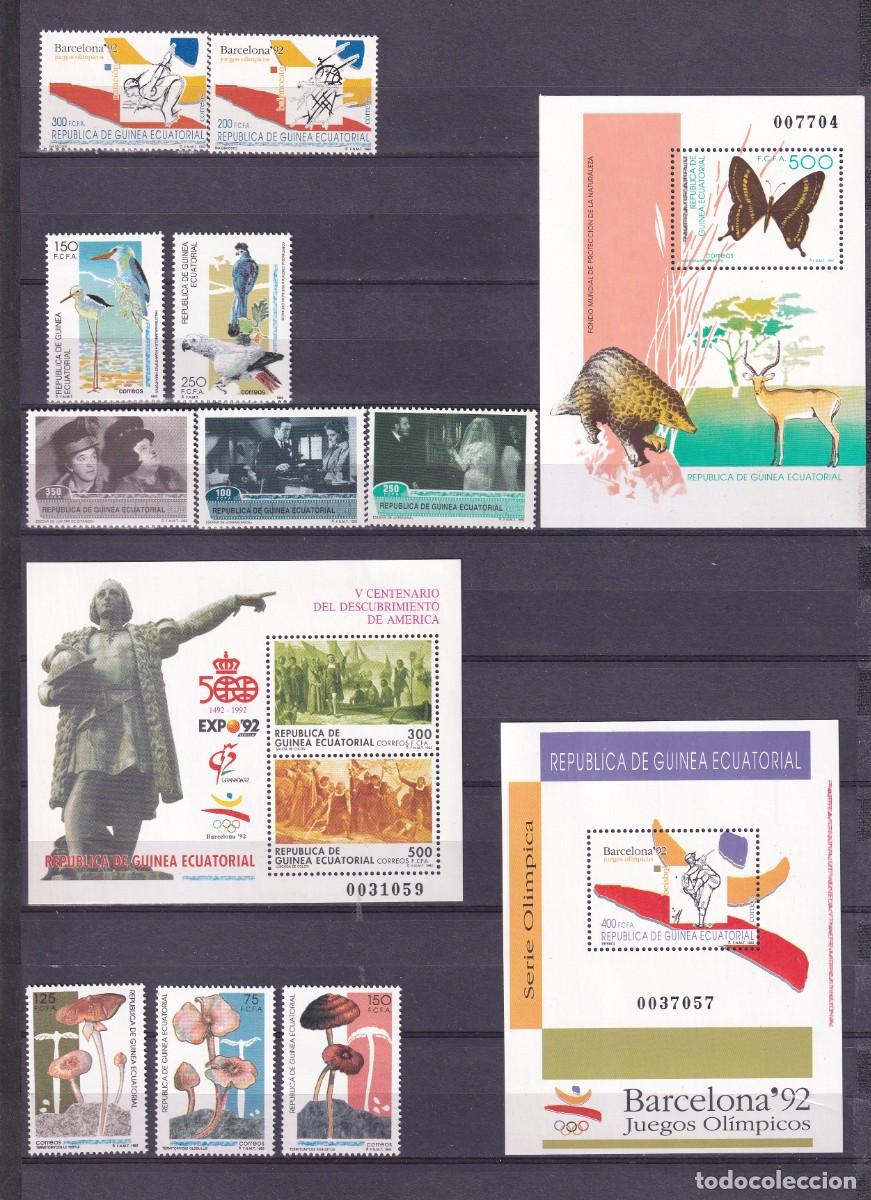 Stamps: Sellos GUINEA ECUATORIAL a&ntilde;o 1992** COMPLETO en NUEVO v.c. 91 &euro;