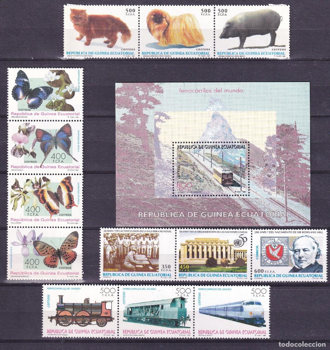 Stamps: Sellos GUINEA ECUATORIAL a&ntilde;o 1995** COMPLETO en NUEVO