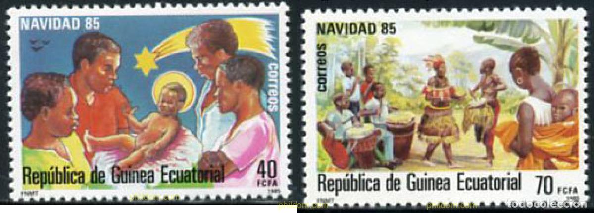 Sellos: 213516 MNH GUINEA ECUATORIAL 1985 NAVIDAD