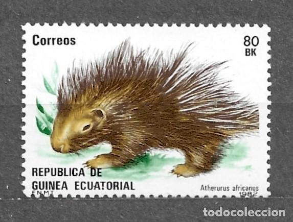 Sellos: Guinea Ecuatorial 1983 - African Brush-Tailed Porcupine (Atherurus africanus) - Edi:GQ 41 - D6