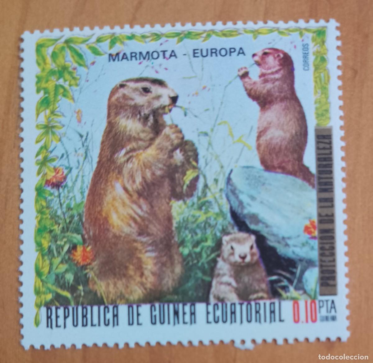 Sellos: YEMEN - V/F 0,10 PTA GUINEANA - MARMOTA, EUROPA - VER DESCRIPCI&Oacute;N.