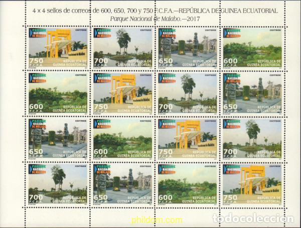 Sellos: 593151 MNH GUINEA ECUATORIAL 2017 PARQUE NACIONAL MALABO