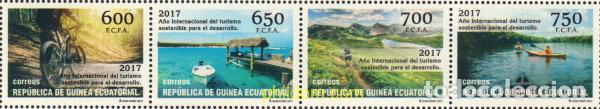 Sellos: 593147 MNH GUINEA ECUATORIAL 2017 A&Ntilde;O INTERNACIONAL DEL TURISMO SOSTENIBLE