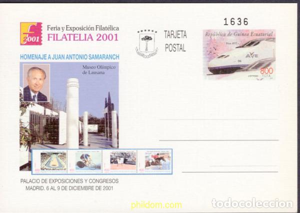 Sellos: 639920 MNH GUINEA ECUATORIAL 2001 HOMENAJE A JUAN ANTONIO SMARANCH
