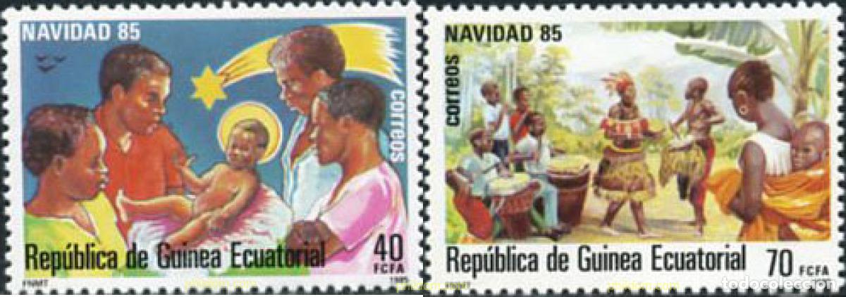 Sellos: 213516 MNH GUINEA ECUATORIAL 1985 NAVIDAD