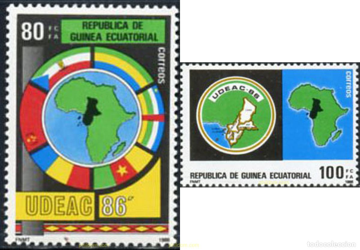 Sellos: 213515 MNH GUINEA ECUATORIAL 1986 UDEAC. UNION DE LOS ESTADOS DE AFRICA CENTRAL