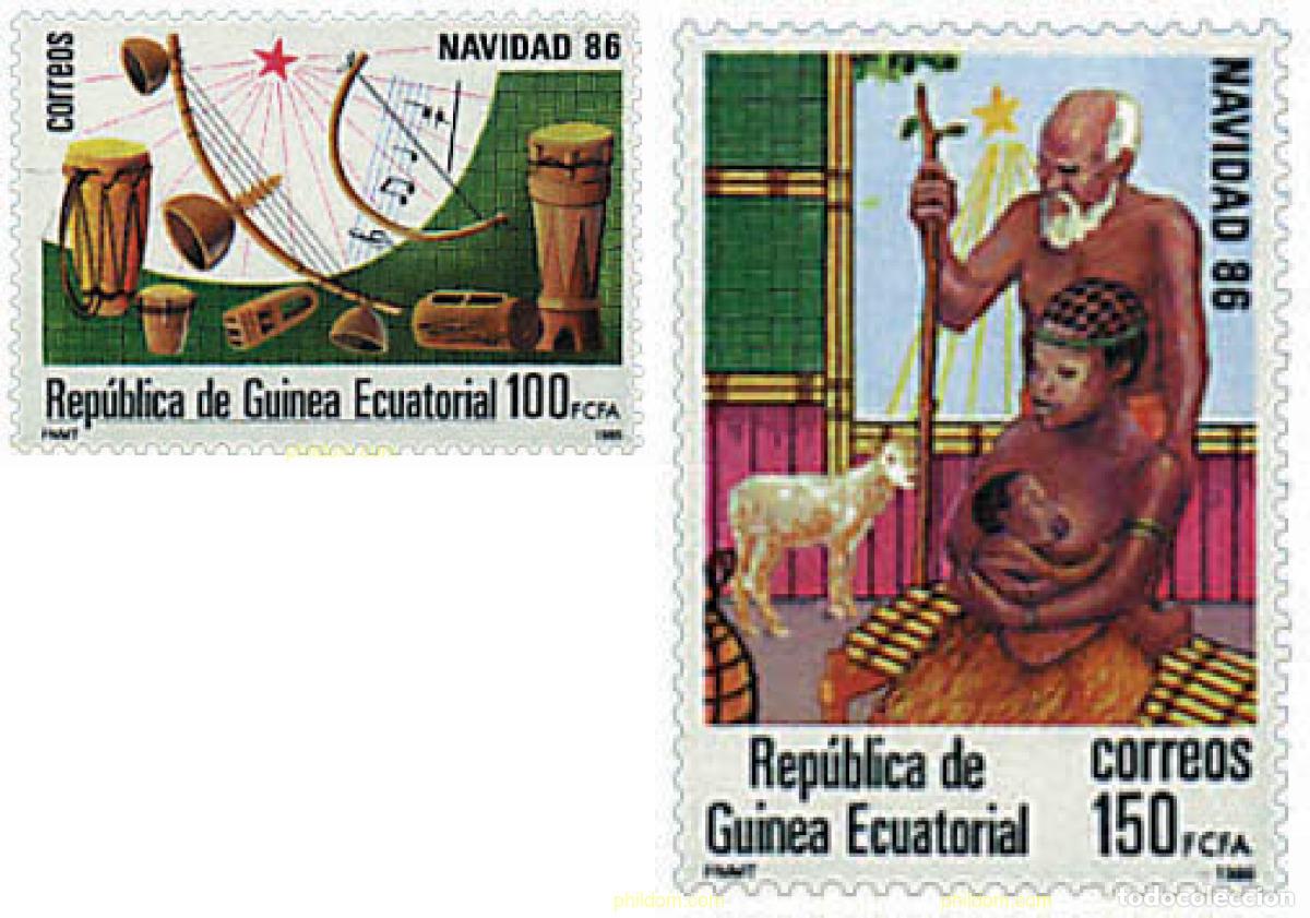 Sellos: 30347 MNH GUINEA ECUATORIAL 1986 NAVIDAD