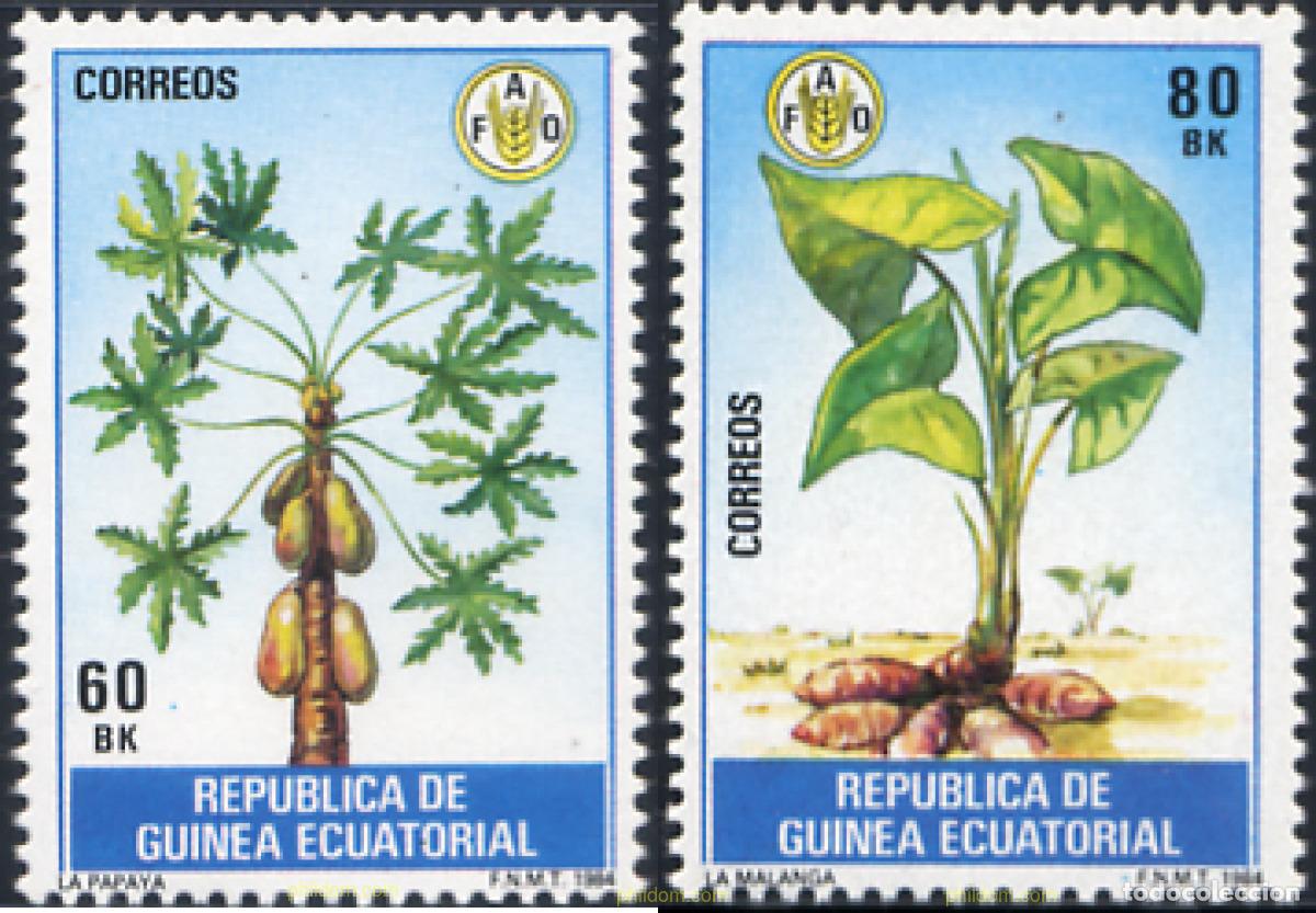 Sellos: 190439 MNH GUINEA ECUATORIAL 1984 DIA MUNDIAL DE LA ALIMENTACION