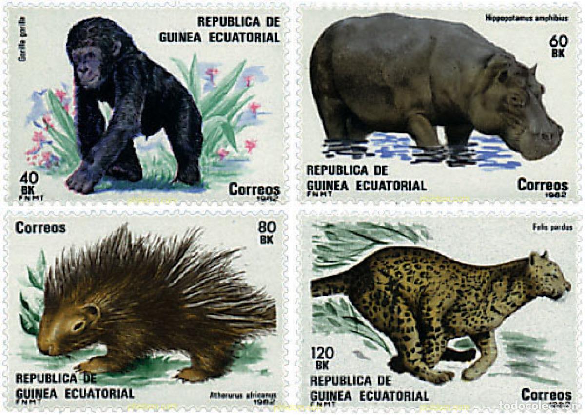 Sellos: 29045 MNH GUINEA ECUATORIAL 1983 FAUNA