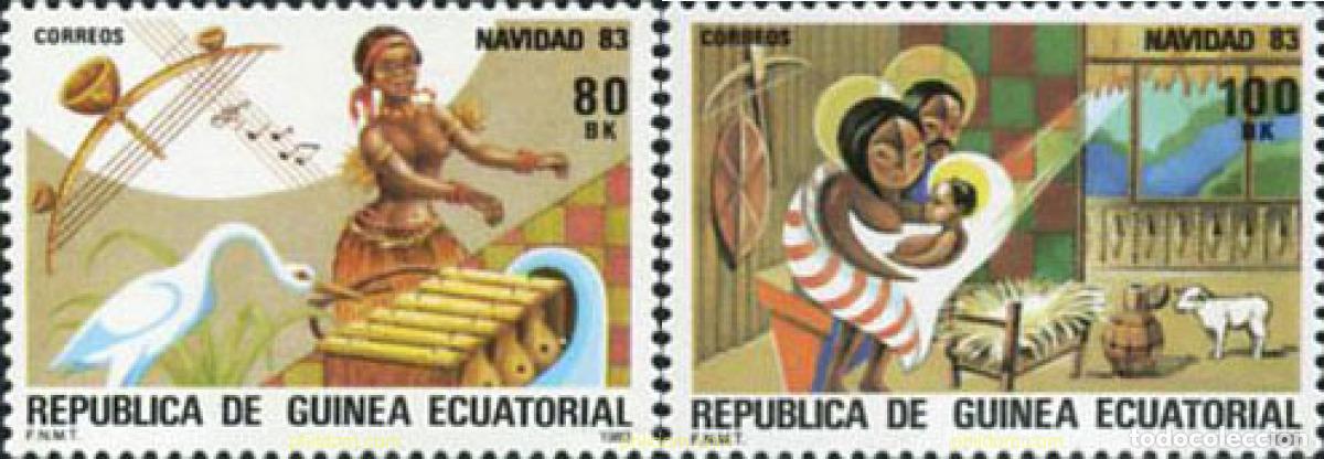 Sellos: 31962 MNH GUINEA ECUATORIAL 1983 NAVIDAD