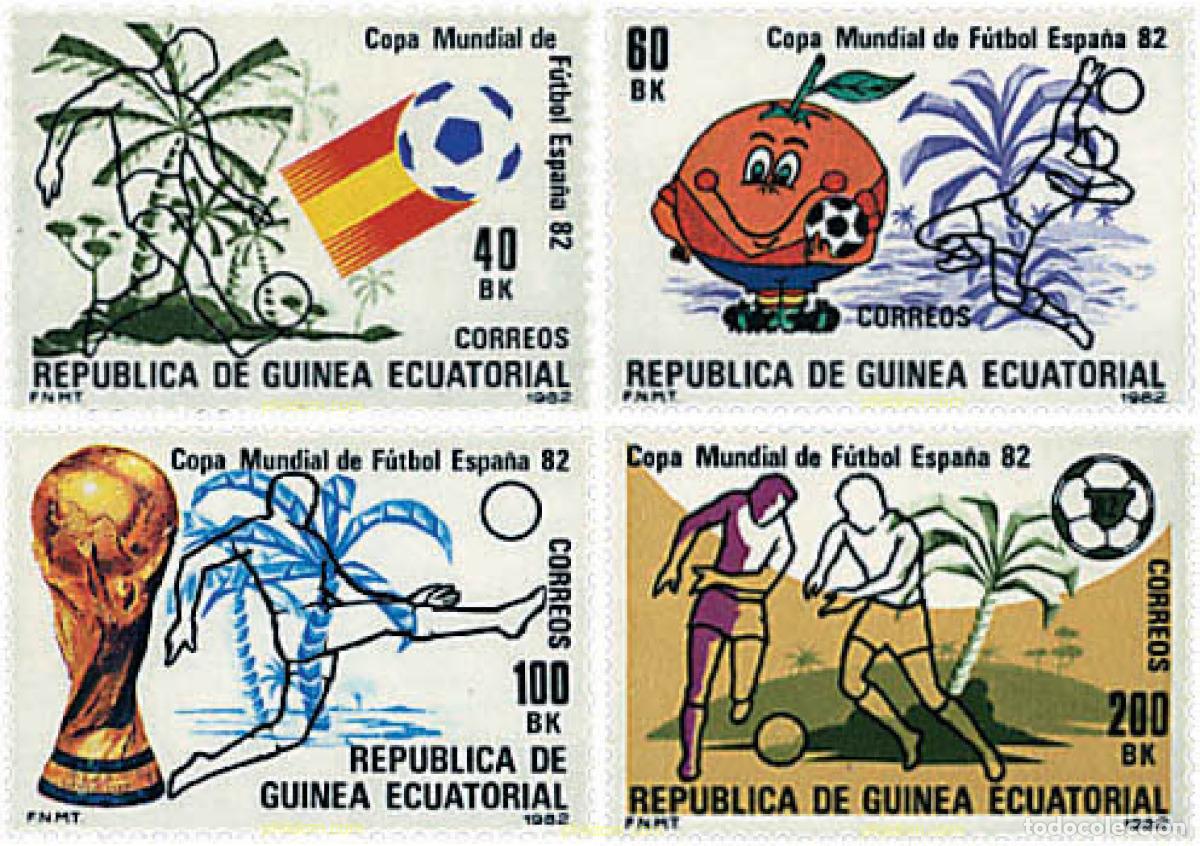 Sellos: 29218 MNH GUINEA ECUATORIAL 1982 COPA DEL MUNDO DE FUTBOL. ESPA&Ntilde;A-82