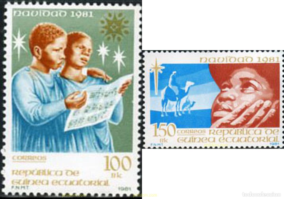 Sellos: 190432 MNH GUINEA ECUATORIAL 1981 NAVIDAD