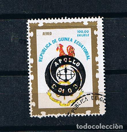 Sellos: Guinea Ecuatorial 1976, matasellado conmemorativo Apollo Soyuz correo A&eacute;reo