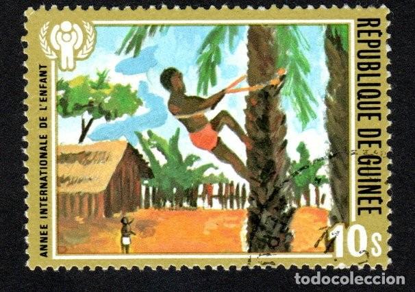 Timbres: &Aacute;frica. Guinea A&ntilde;o Internacional del Ni&ntilde;o. 1980. YT-657. Nuevo con matasellos de cortes&iacute;a