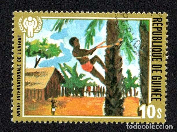 Timbres: &Aacute;frica. Guinea A&ntilde;o Internacional del Ni&ntilde;o. 1980. YT-657. Nuevo con matasellos de cortes&iacute;a