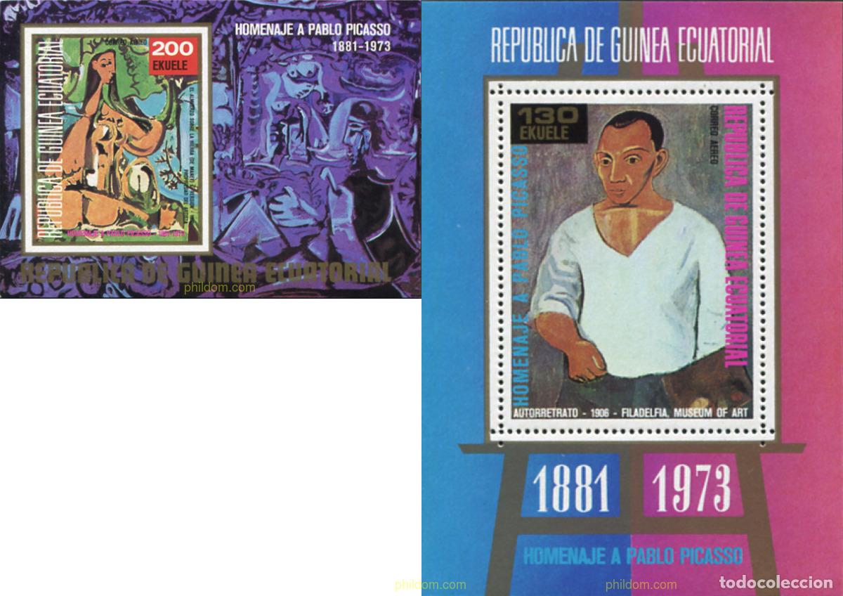 Sellos: 694630 MNH GUINEA ECUATORIAL 1973 HOMENAJE A PABLO PICASSO