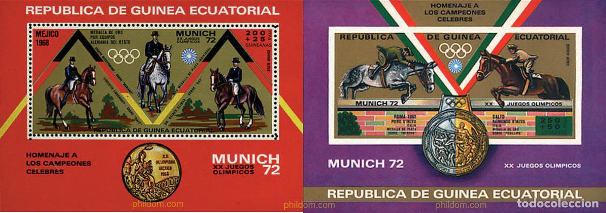 Sellos: 52965 MNH GUINEA ECUATORIAL 1972 20 JUEGOS OLIMPICOS VERANO MUNICH 1972