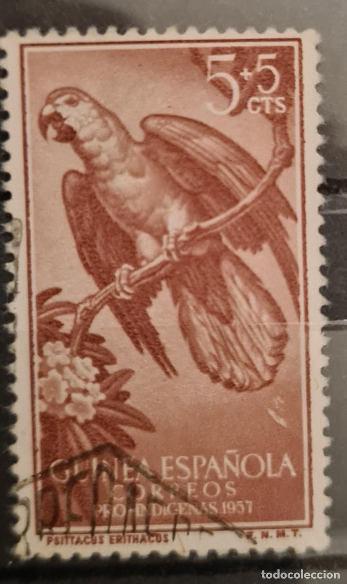 Sellos: Sello de Guinea Espa&ntilde;ola 1957: pro-ind&iacute;genas