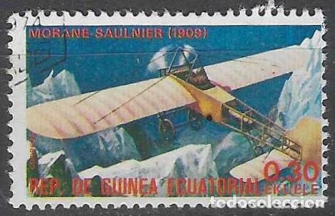 Sellos: GUINEA ECUATORIAL 1979 - HISTORIA DE LA AVIACI&Oacute;N - USADO
