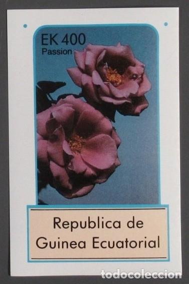 Sellos: GUINEA ECUATORIAL 1976 SHEET MNH ROSES ROSAS FLORES FLOWERS FLEURS BLUMEN FIORI