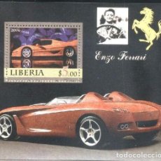 Sellos: LIBERIA 2006 SHEET MNH ENZO FERRARI AUTOMOVILES AUTOS COCHES CARS VOITURES AUTOMOBILES AUTOMOBILI. Lote 362921235