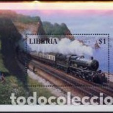 Sellos: LIBERIA 1994 SHEET MNH TRENES A VAPOR STEAM TRAINS LOCOMOTORAS LOCOMOTIVES LOKOMOTIVEN ZUGE TRENI. Lote 364709566