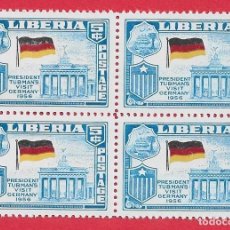 Sellos: SELLOS DE LIBERIA 1958** VISITA PRESIDENCIAL ALEMANIA. Lote 380259704
