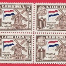 Sellos: SELLOS DE LIBERIA 1958** VISITA DE HOLANDA ( PAISES BAJOS ). Lote 380262659