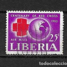 Sellos: CRUZ ROJA. LIBERIA. SELLO AÑO 1963
