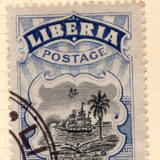 Sellos: LIBERIA, 1918, STAMP , MICHEL LR 155