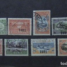 Sellos: LIBERIA 1921, CANCELADO.