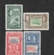 Sellos: SE)1952 LIBERIA, YEHUDI ASHMUN, RELIGIOUS LEADER AND SOCIAL REFORMIST, 6 STAMPS MNH