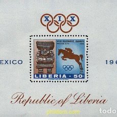 Sellos: 40331 MNH LIBERIA 1968 19 JUEGOS OLIMPICOS VERANO MEXICO 1968